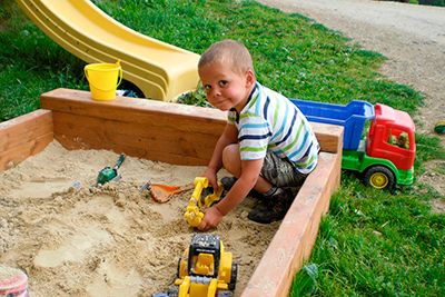 Sandkasten am Niederhaushof